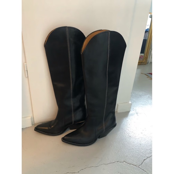 H&M STUDIO AW16 Knee-High Western Boots - Picture 15 of 16